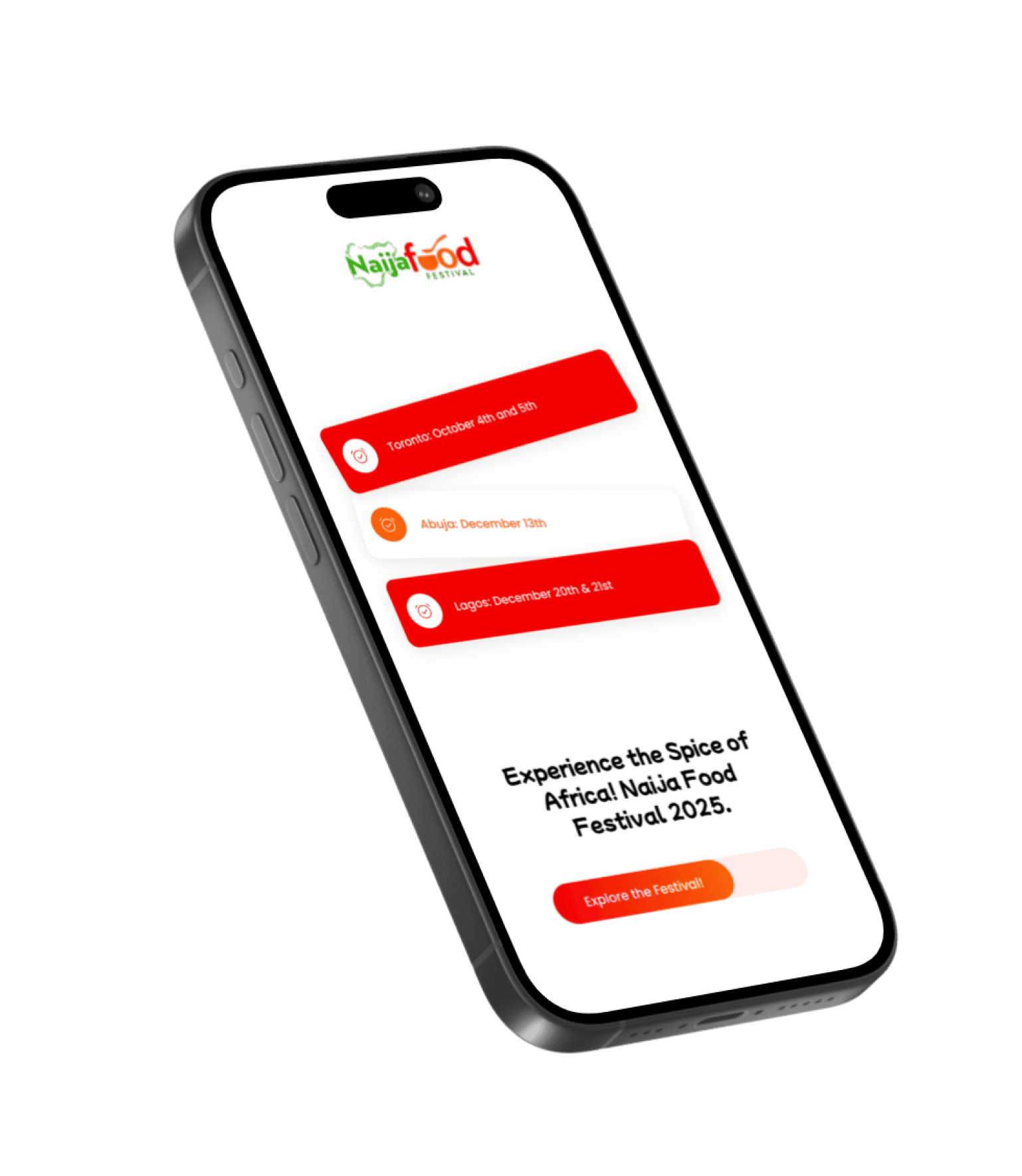 Naija Food Festival App